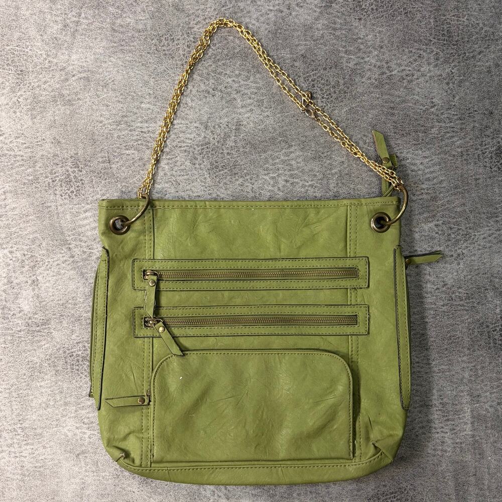 Vintage Bueno Green Shoulder Bag
